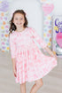 blushing-bows-3-4-sleeve-pocket-twirl-dress Mila &  Rose - Sophia's Style--4T--5